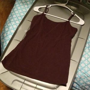 Tanktop with built in bra like new color is purple